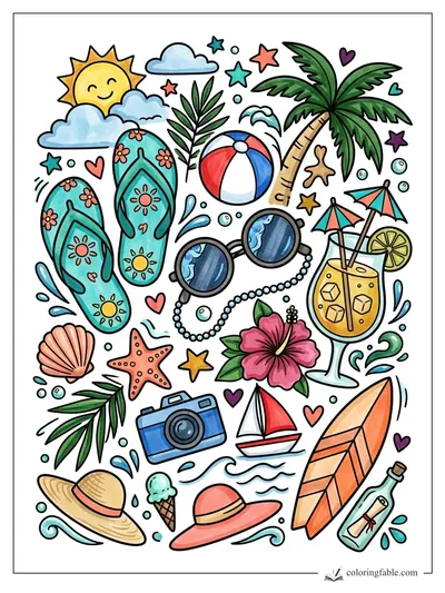 Colored example of this coloring page