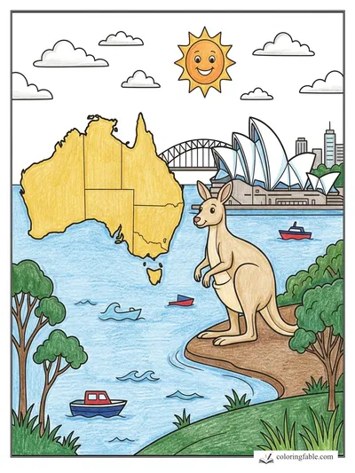 Colored example of this coloring page