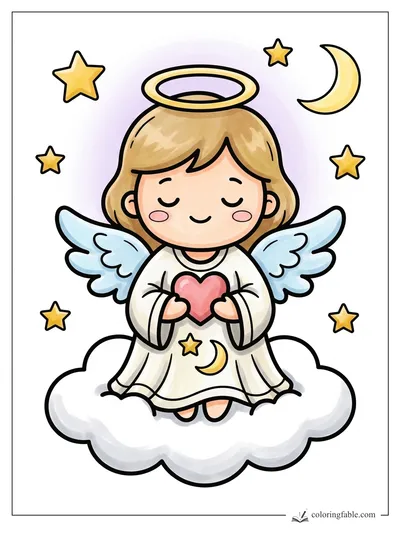 Colored example of this coloring page