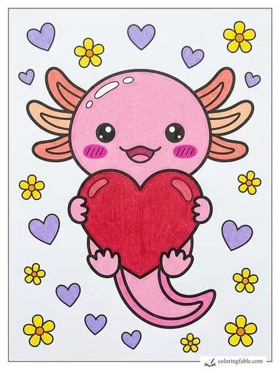 Colored example of this coloring page