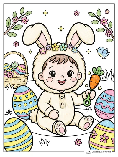 Colored example of this coloring page