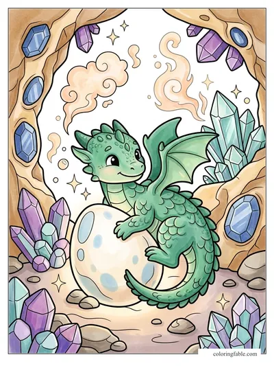 Colored example of this coloring page