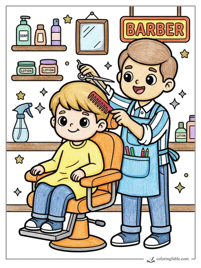 Colored example of this coloring page