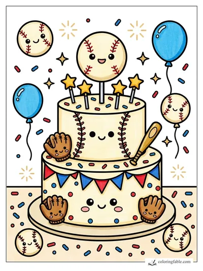 Colored example of this coloring page