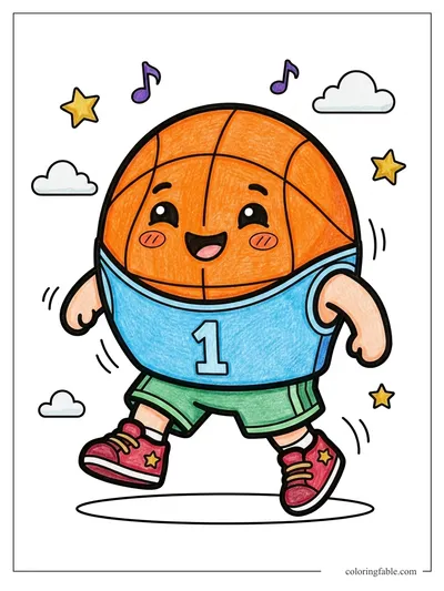Colored example of this coloring page