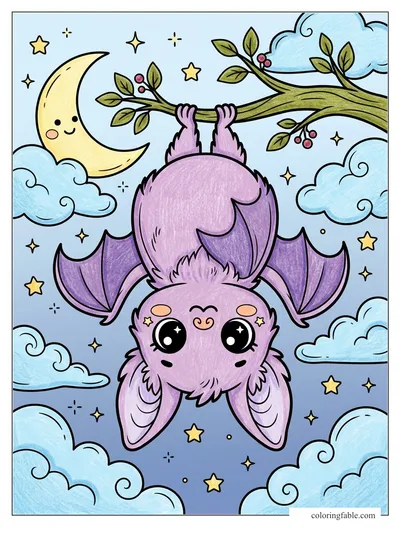 Colored example of this coloring page