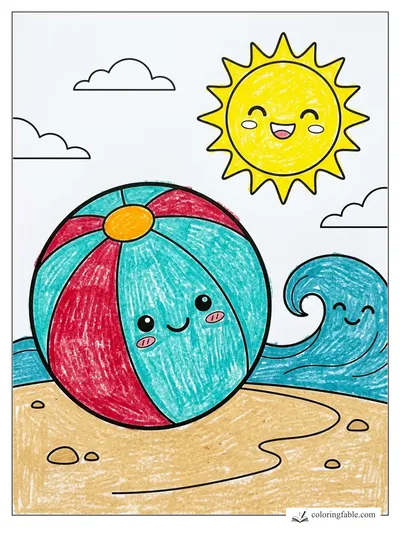 Colored example of this coloring page