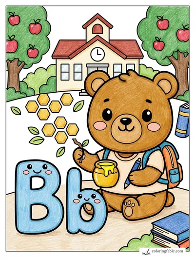 Colored example of this coloring page