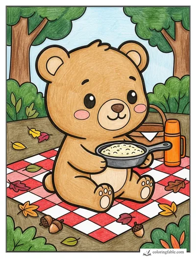 Colored example of this coloring page