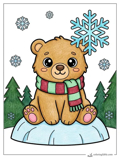 Colored example of this coloring page