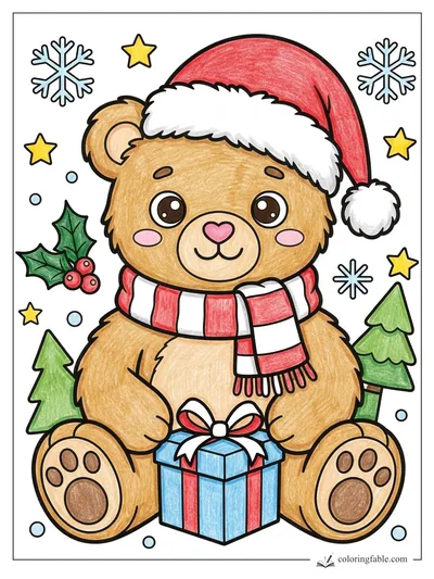 Colored example of this coloring page