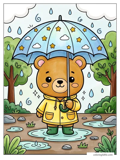 Colored example of this coloring page