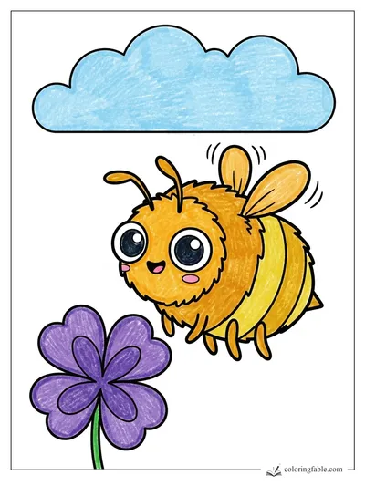 Colored example of this coloring page