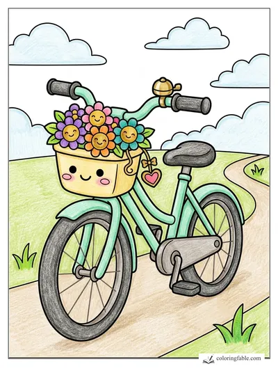 Colored example of this coloring page