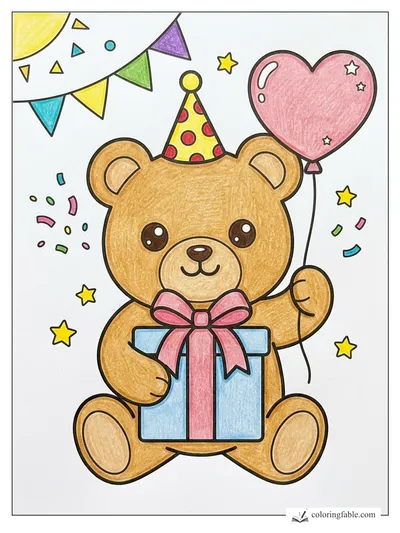 Colored example of this coloring page