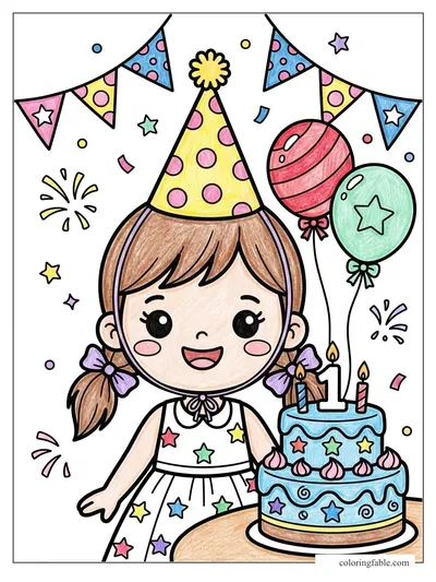 Colored example of this coloring page