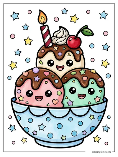 Colored example of this coloring page