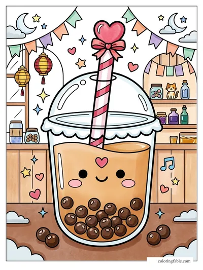 Colored example of this coloring page