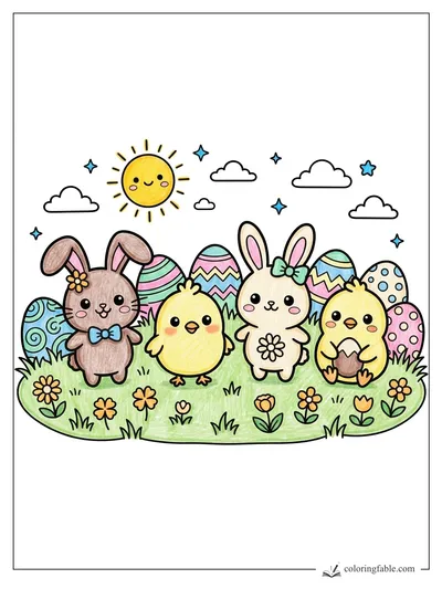Colored example of this coloring page