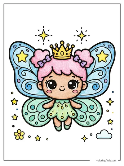 Colored example of this coloring page
