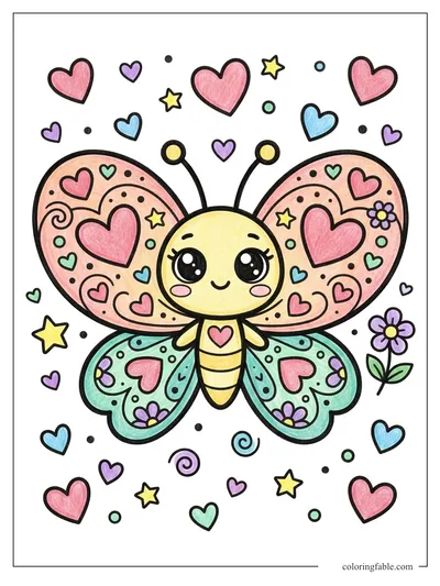 Colored example of this coloring page