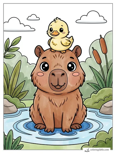 Colored example of this coloring page