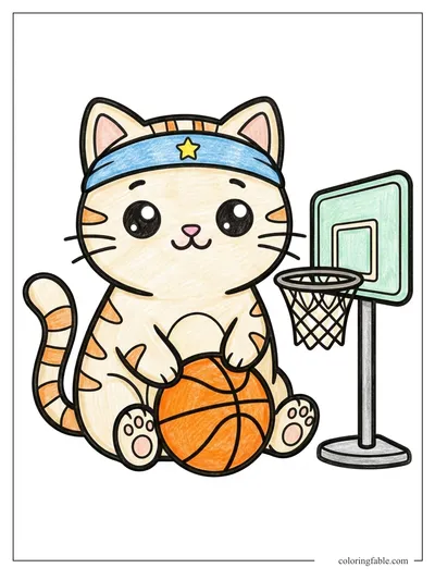 Colored example of this coloring page