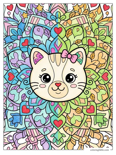 Colored example of this coloring page
