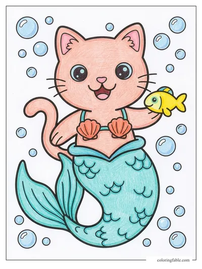 Colored example of this coloring page