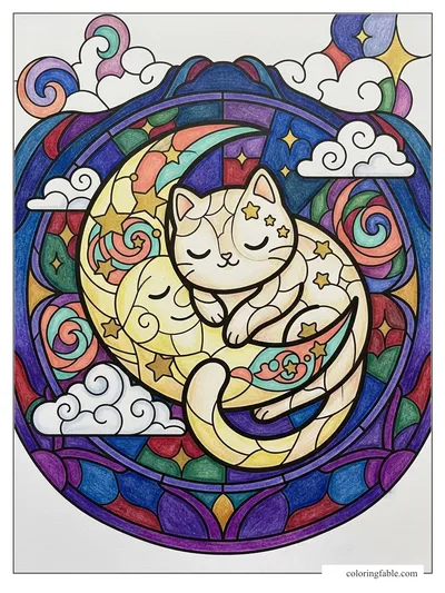 Colored example of this coloring page
