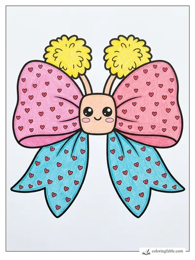 Colored example of this coloring page