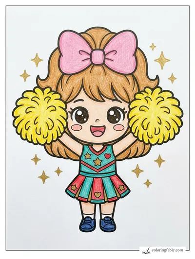 Colored example of this coloring page