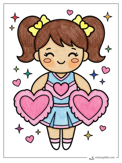 Colored example of this coloring page