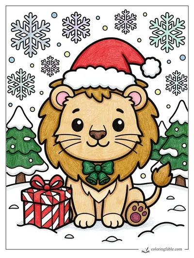 Colored example of this coloring page