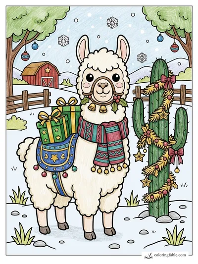 Colored example of this coloring page