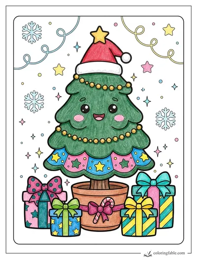 Colored example of this coloring page