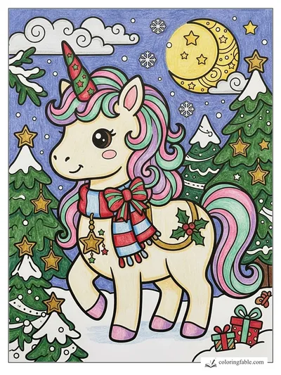 Colored example of this coloring page