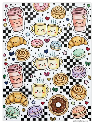 Colored example of this coloring page