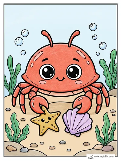 Colored example of this coloring page