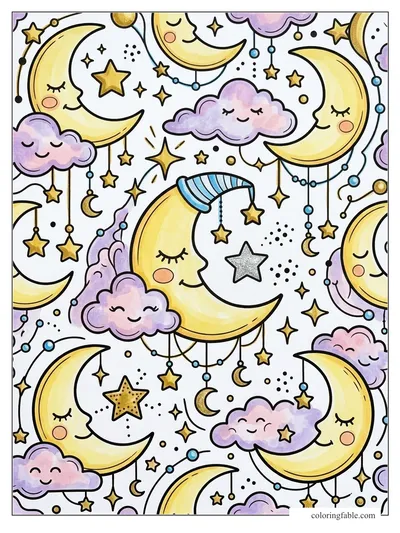 Colored example of this coloring page
