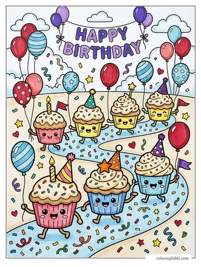 Colored example of this coloring page