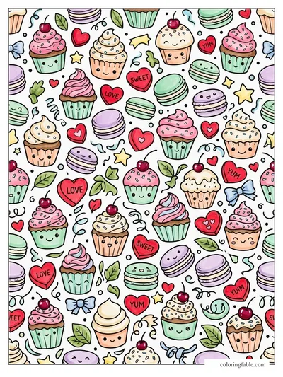 Colored example of this coloring page
