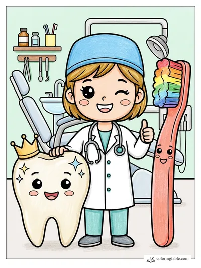 Colored example of this coloring page
