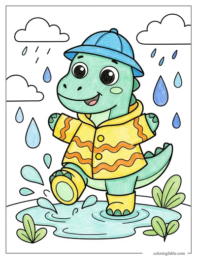 Colored example of this coloring page