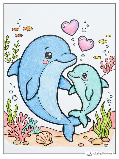 Colored example of this coloring page