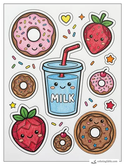 Colored example of this coloring page
