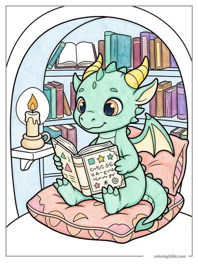 Colored example of this coloring page