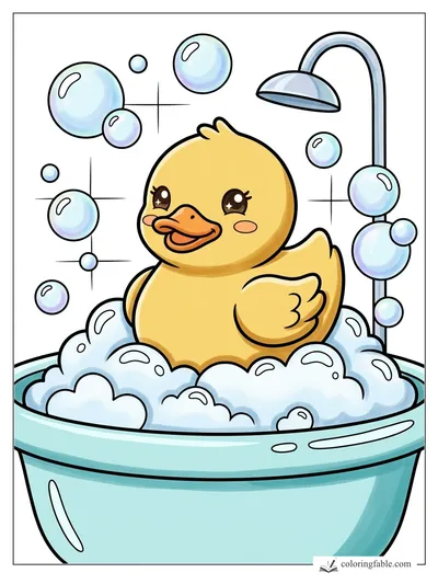 Colored example of this coloring page