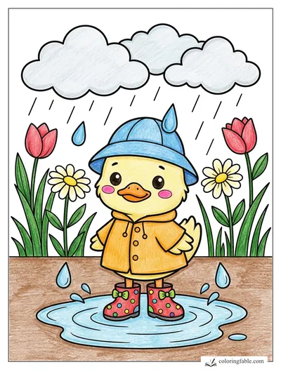 Colored example of this coloring page