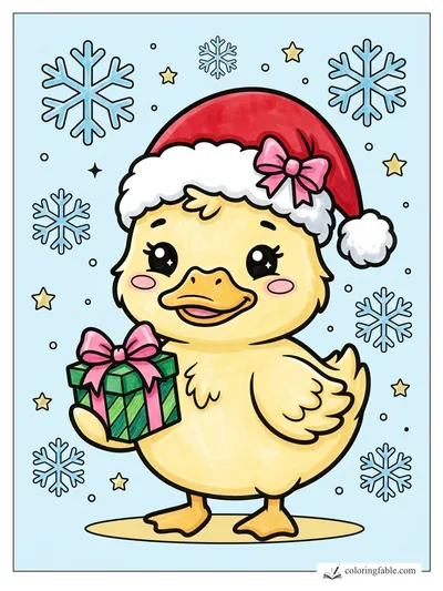 Colored example of this coloring page